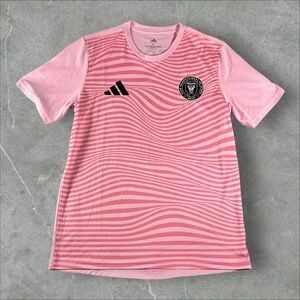 Adidas Miami Jersey Mens Small Pink Internacional De Futbol Lionel Messi Soccer‎